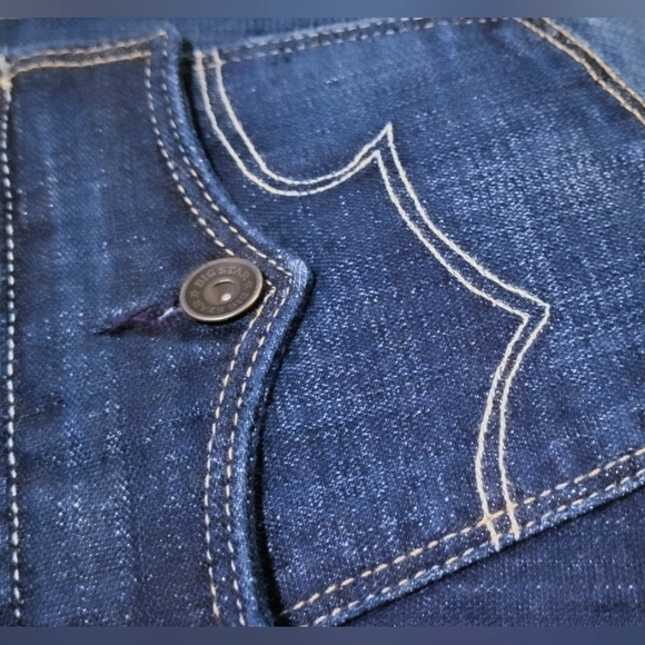 LN Buckle Big Star Jeans 27 Midrise Slim Bootcut Hazel - Picture 3 of 5